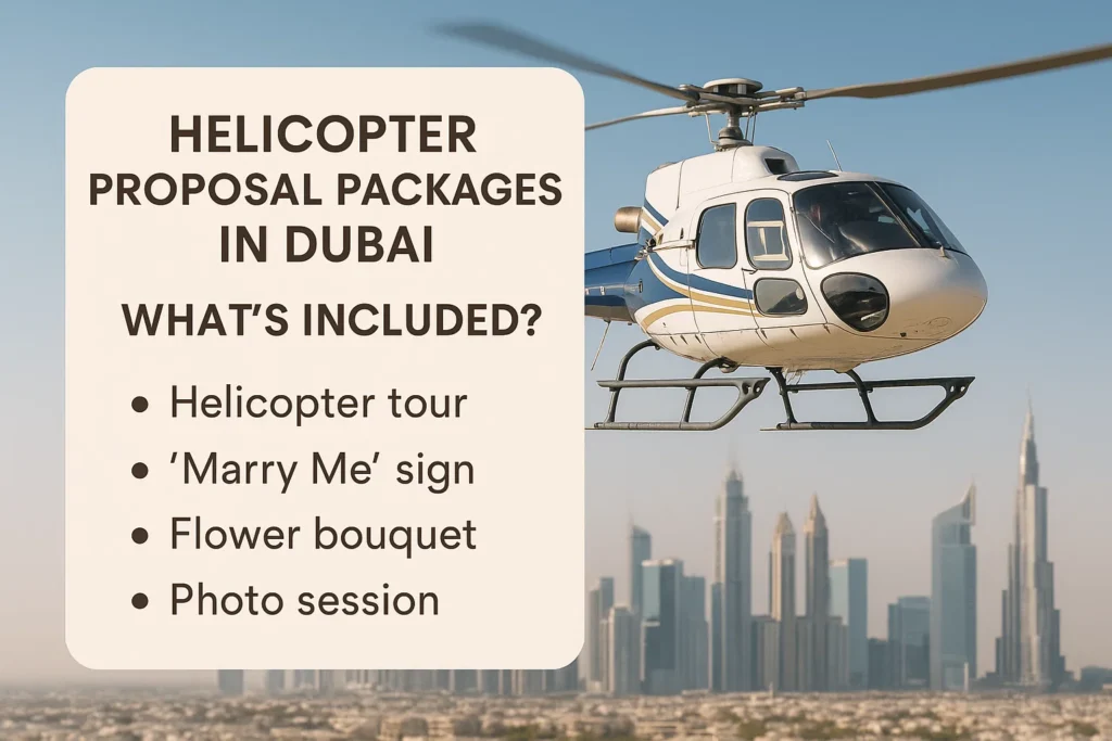 Helicopter Proposal Packages in Dubai