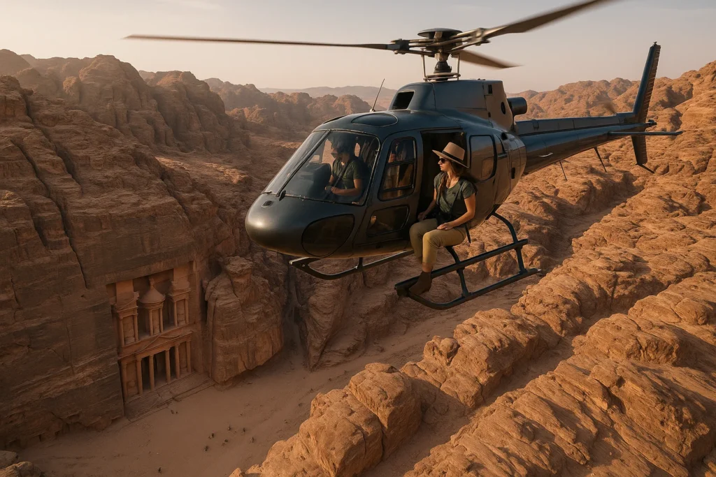 Helicopter Ride Over Petra
