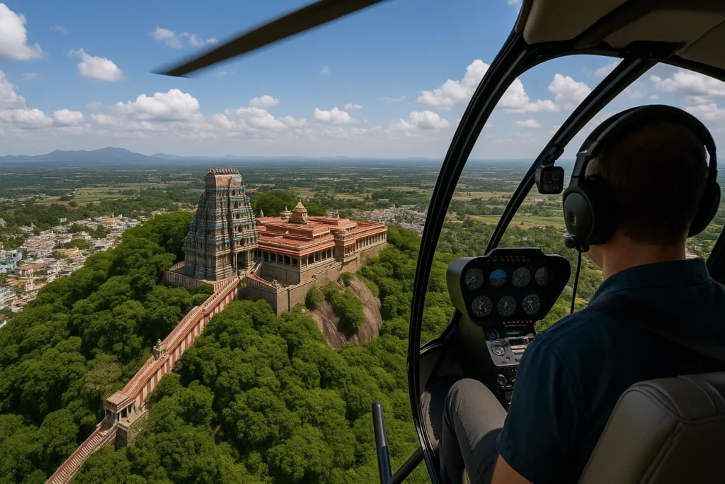 Helicopter Ride to Palani Murugan Temple