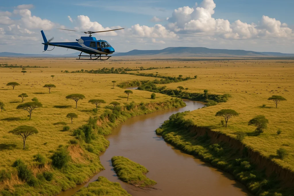 Helicopter Safari in Kenya