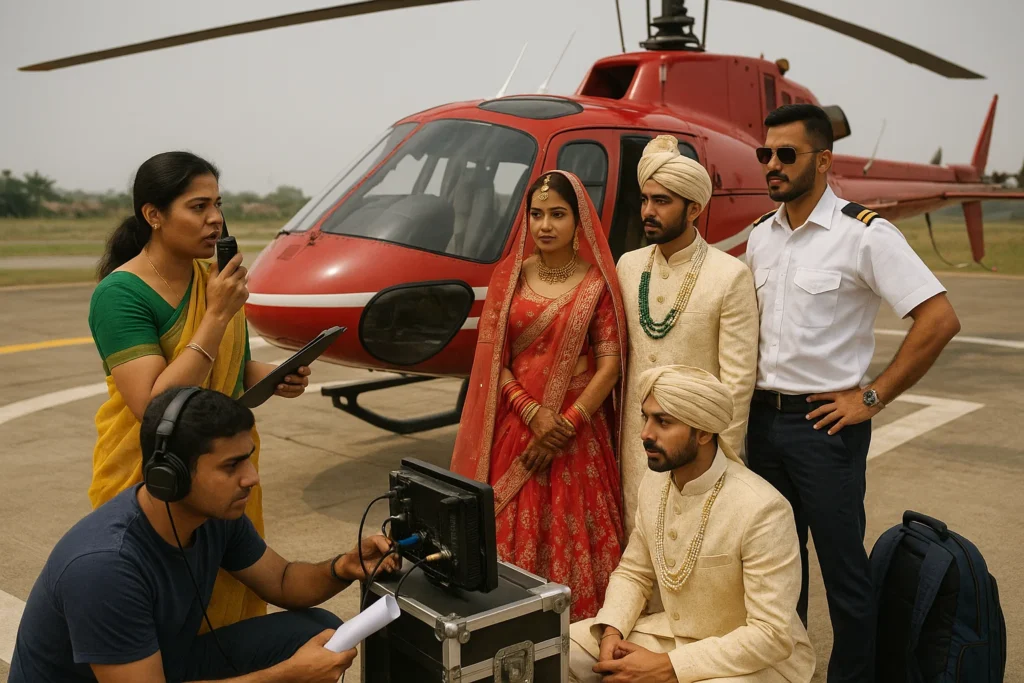 Helicopter Wedding India
