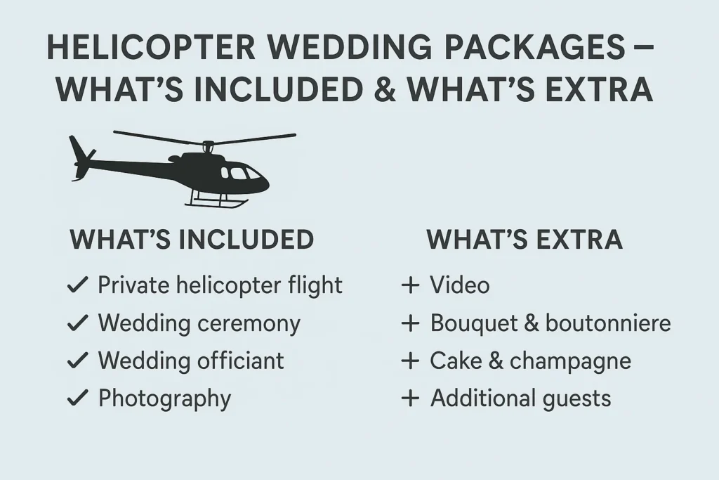 Helicopter Wedding Packages