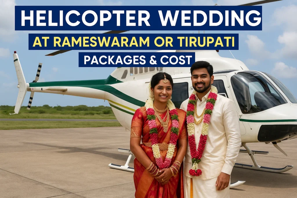 Helicopter Wedding at Rameswaram or Tirupati