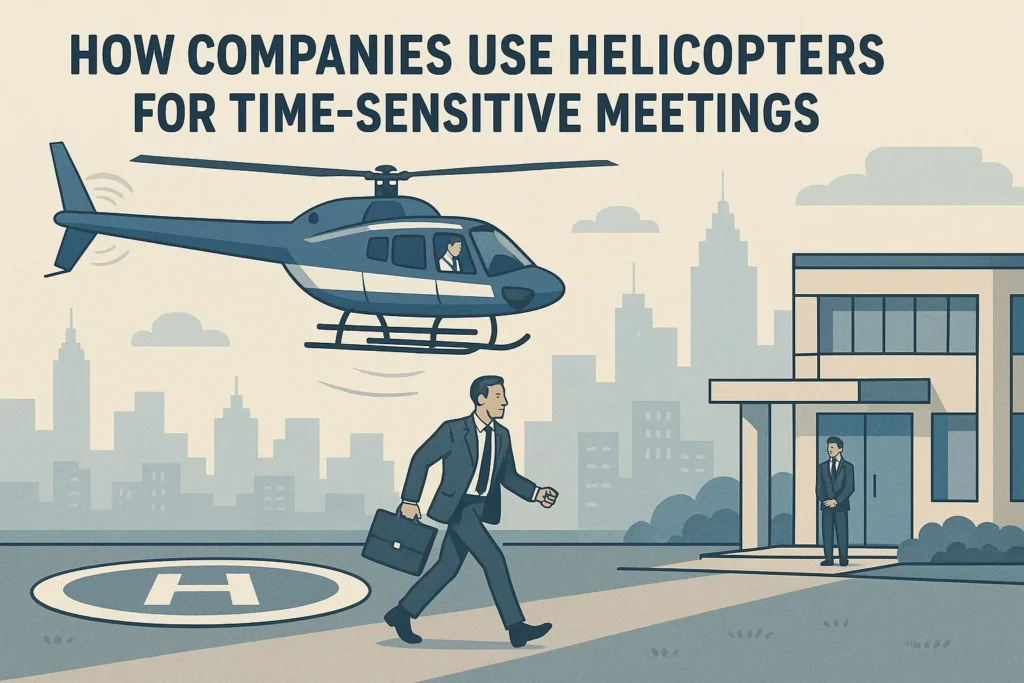 Helicopters for Time-Sensitive Meetings