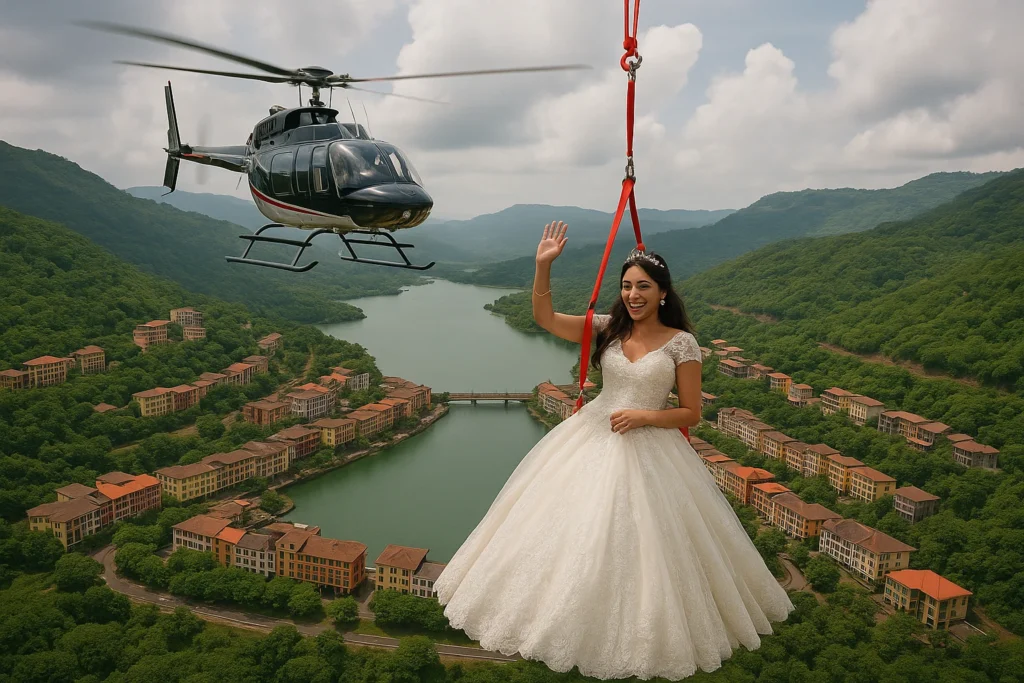 Lavasa or Lonavala Destination Wedding Entry by Air