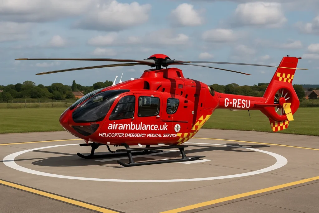 Medical Helicopter Services (Air Ambulance) in the UK