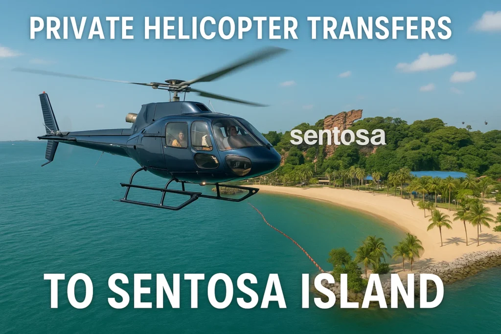 Private Helicopter Transfers to Sentosa Island