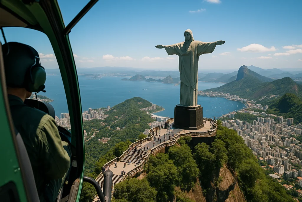 Rio de Janeiro Helicopter Ride Over Christ the Redeemer