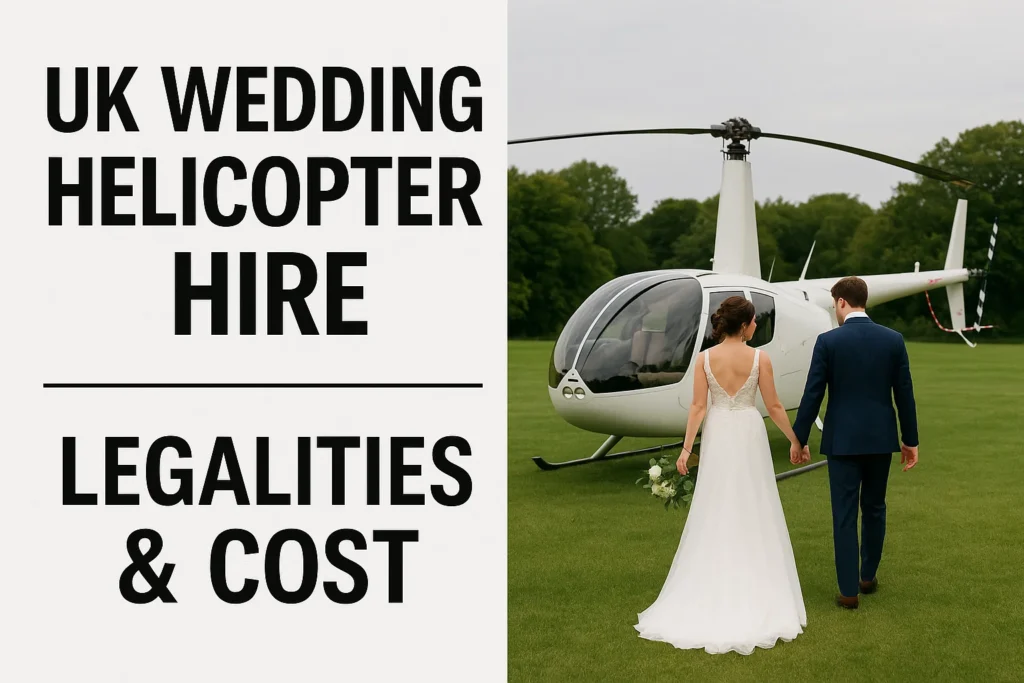 UK Wedding Helicopter Hire