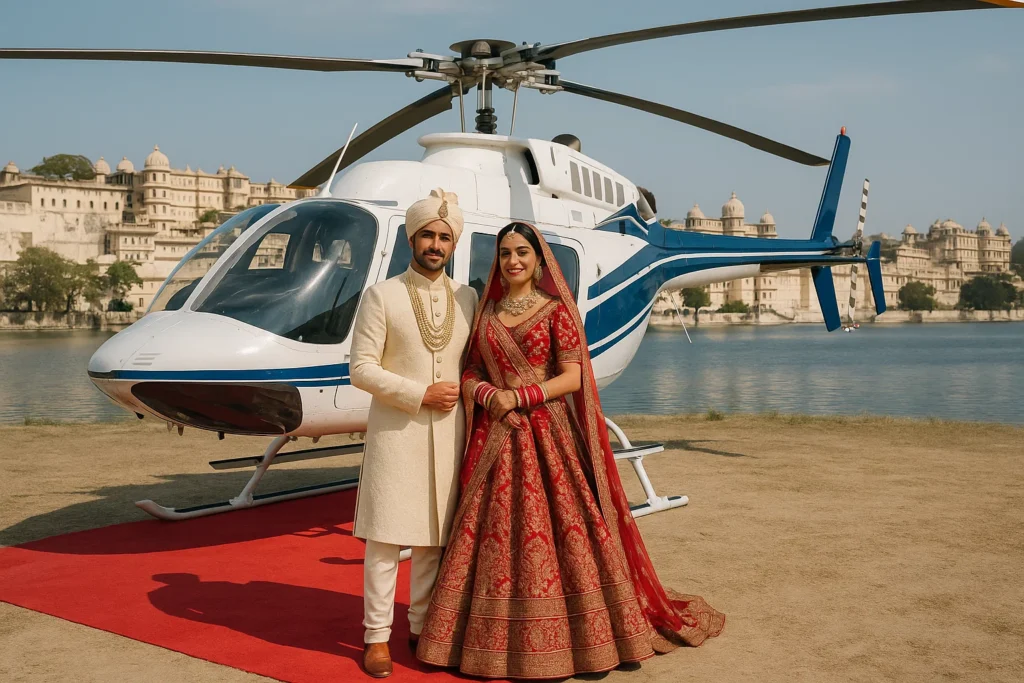 Udaipur Wedding Helicopter Packages