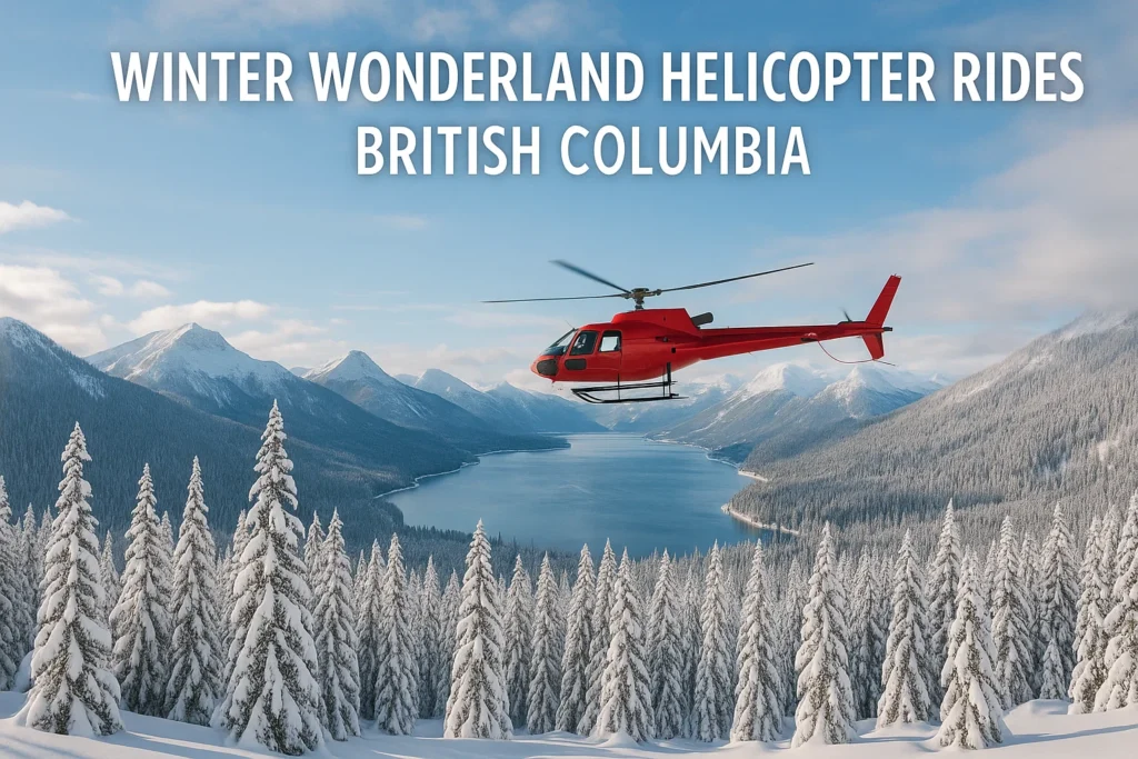 Winter Wonderland Helicopter Rides in British Columbia